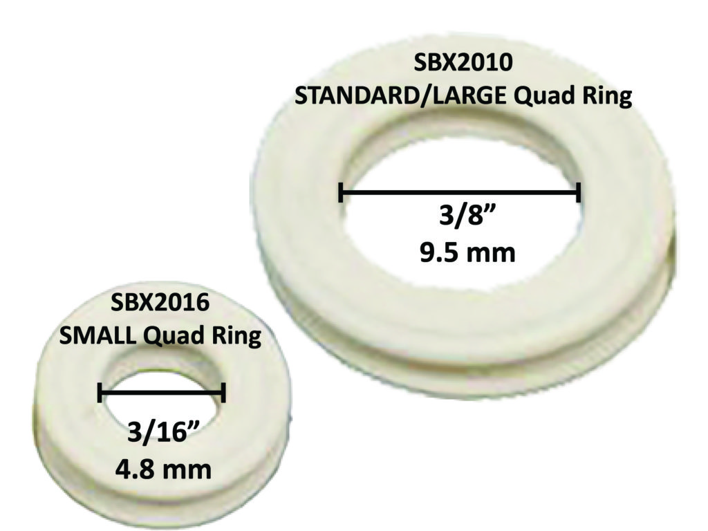AEGIS Quad Rings 3/16" or 3/8" 5pk AEGIS TOOLS INTERNATIONAL, INC.®